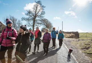 Group of people walking