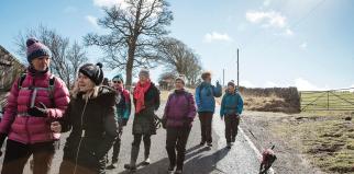 Group of people walking