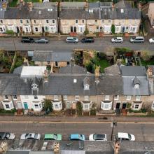 Rows of terraced houses