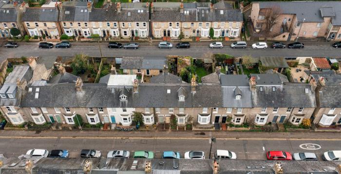 Rows of terraced houses