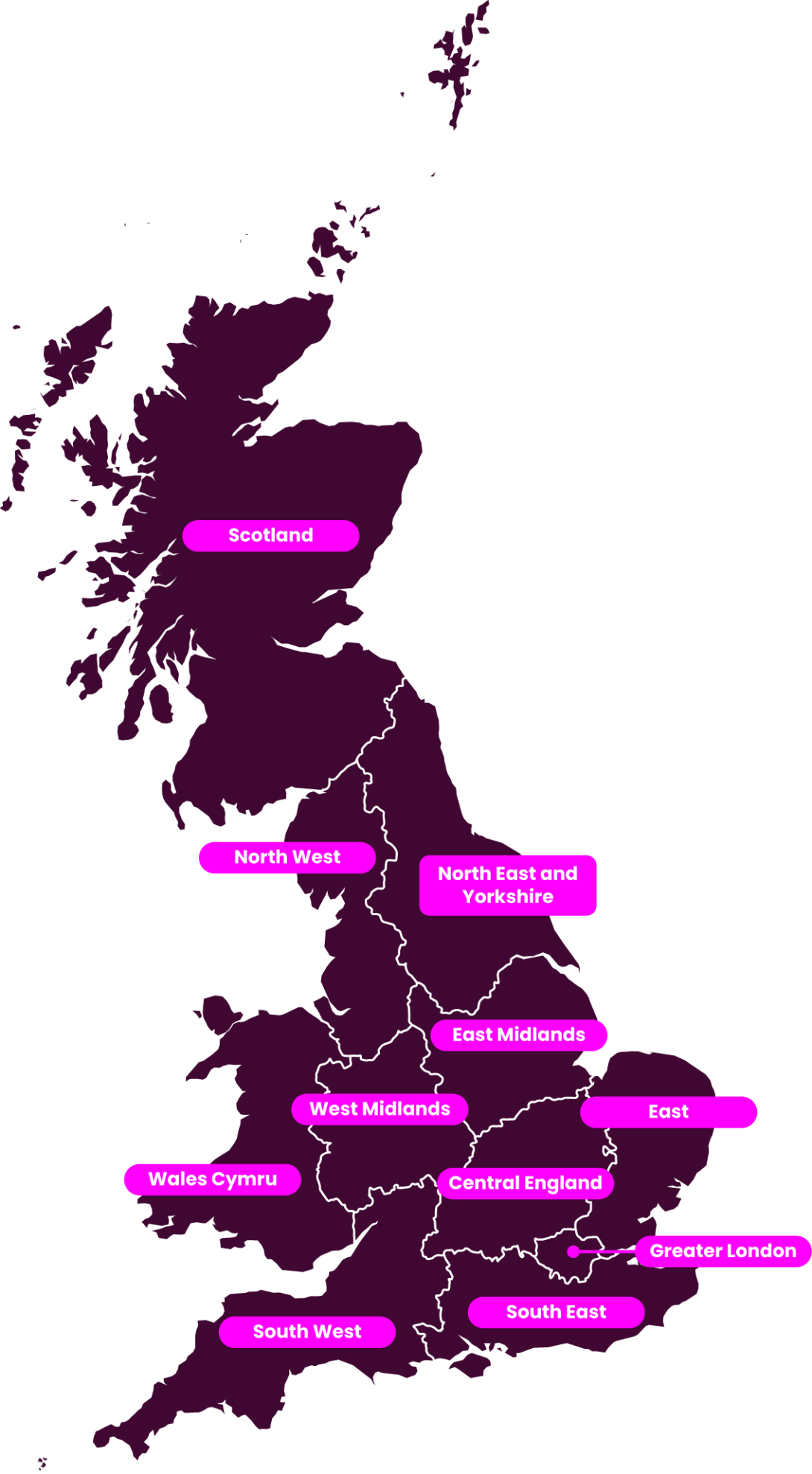 RESP Nations and Regions Map 